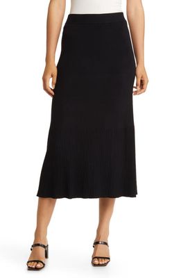 Masai Copenhagen Soffie Rib Knit Skirt in Black