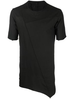 Masnada asymmetric crew-neck T-shirt - Black