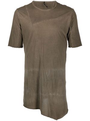 Masnada asymmetric crew-neck T-shirt - Green