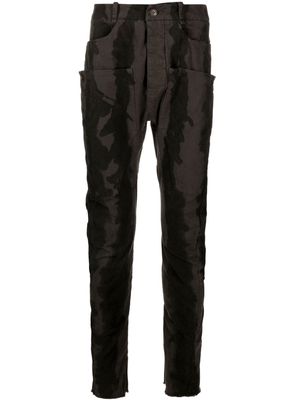 Masnada camouflage-print skinny trousers - Brown