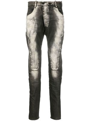 Masnada faded-effect slim-fit jeans - Black