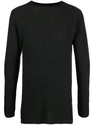 Masnada fine-knit round-neck jumper - Black
