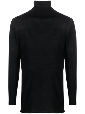 Masnada merino-wool high-neck jumper - Black