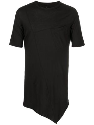 Masnada Streaked Legion asymmetric T-shirt - Black