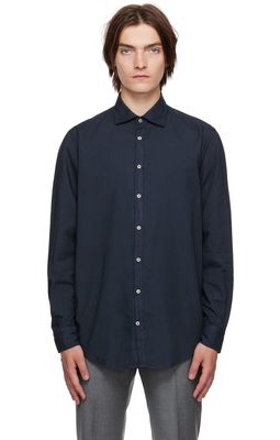 Massimo Alba Black Genova Shirt