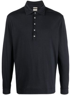Massimo Alba cotton-cashmere blend polo shirt - Blue