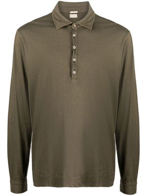 Massimo Alba cotton-cashmere blend polo shirt - Green
