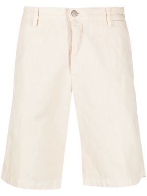 Massimo Alba cotton-linen chino shorts - Neutrals