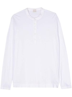 Massimo Alba cotton longsleeved T-shirt - White