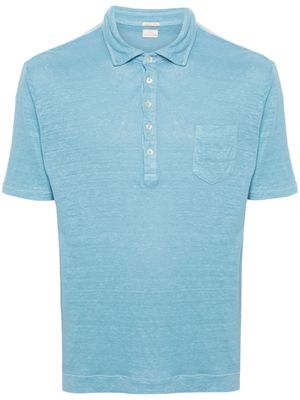 Massimo Alba Filicudi linen polo shirt - Blue