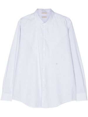 Massimo Alba Genova checked cotton shirt - White