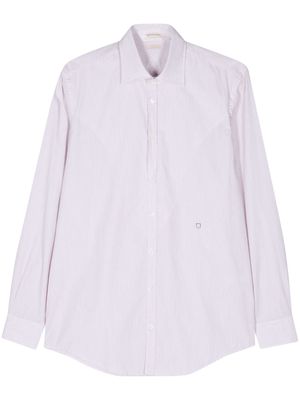 Massimo Alba Genova striped cotton shirt - White