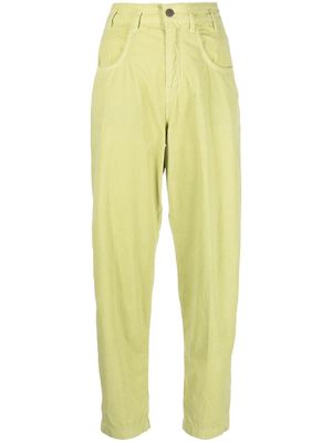 Massimo Alba high-waist baggy trousers - Green