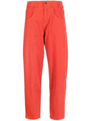 Massimo Alba high-waisted baggy trousers - Orange