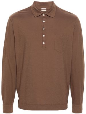 Massimo Alba Ischia 2 cotton polo shirt - Brown