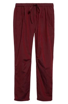 Massimo Alba Keywest Stripe Cotton & Silk Trousers in R407-Tibet