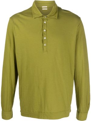 Massimo Alba long-sleeved polo shirt - Green