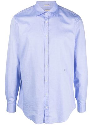 Massimo Alba longsleeved cotton shirt - Blue