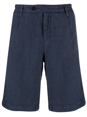 Massimo Alba mid-rise cotton shorts - Blue