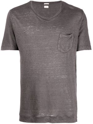 Massimo Alba short-sleeve linen T-shirt - Brown