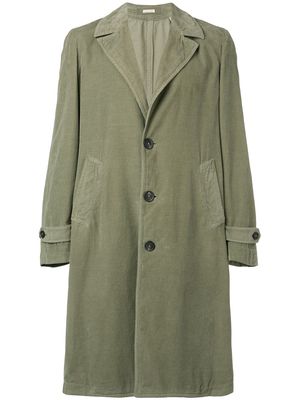 Massimo Alba single-breasted overcoat - Green