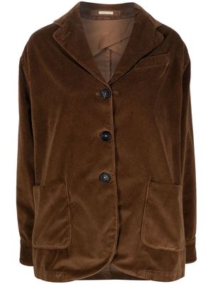 Massimo Alba single breasted wool coat - Brown