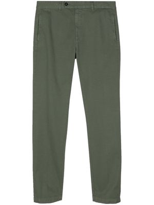 Massimo Alba slim-cut cotton trousers - Green