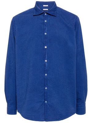 Massimo Alba striped cotton shirt - Blue