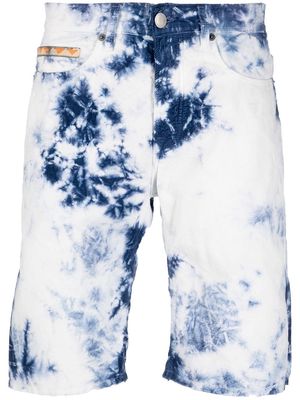 Massimo Alba tie-dye cotton shorts - Blue