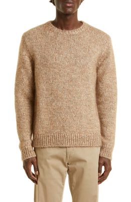 Massimo Alba Wool & Mohair Blend Sweater in Earth