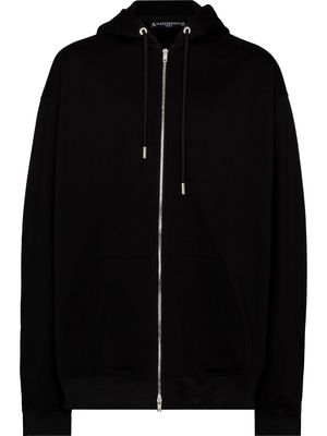 Mastermind Japan beaded-skull zip hoodie - Black
