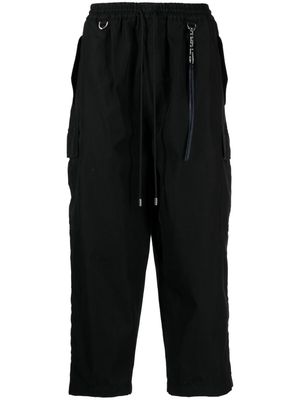 Mastermind Japan cotton-blend cargo trousers - Black