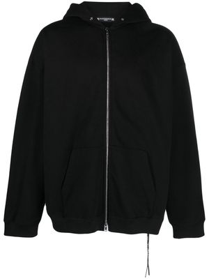 Mastermind Japan crystal-embellished cotton hoodie - Black