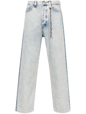 Mastermind Japan double-waist straight jeans - Blue