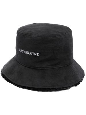 Mastermind Japan logo-embroidered bucket hat - Black
