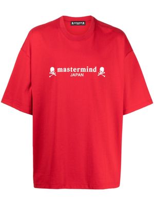 Mastermind Japan logo-print cotton T-shirt - Red