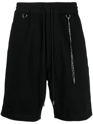 Mastermind Japan logo-print drawstring bermuda shorts - Black