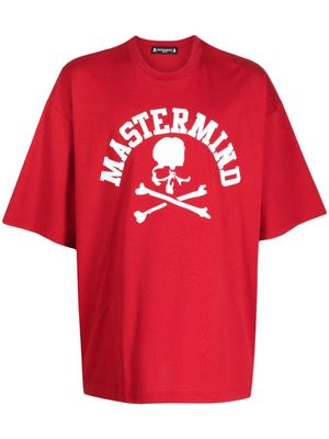 Mastermind Japan M Skull-print cotton T-shirt - Red
