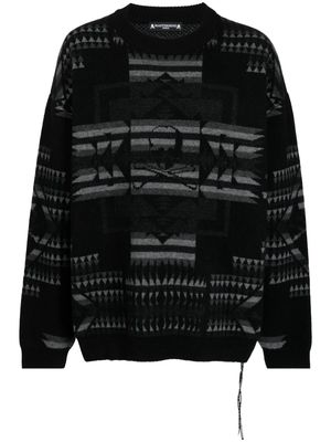 Mastermind World Chimayo cashmere jumper - Black