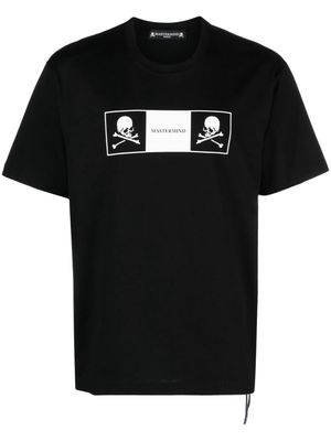 Mastermind World graphic-print cotton T-shirt - Black
