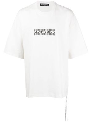 Mastermind World graphic-print cotton T-shirt - White