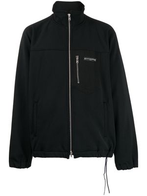 Mastermind World high-neck zip-fastening jacket - Black