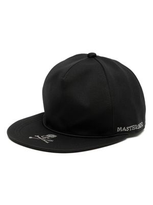 Mastermind World logo-embroidered cap - Black