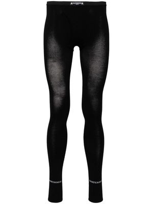 Mastermind World logo-jacquard leggings - Black