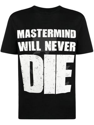 Mastermind World MW Forever cotton T-shirt - Black