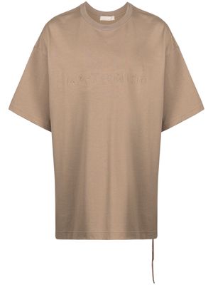 Mastermind World round-neck oversized T-shirt - Brown