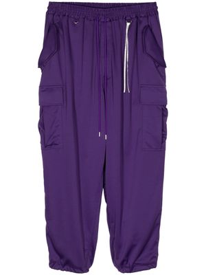 Mastermind World skull-print cargo trousers - Purple