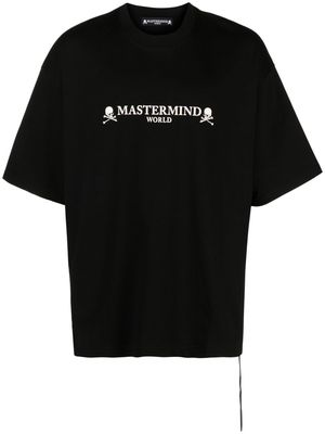 Mastermind World skull-print drawstring T-shirt - Black