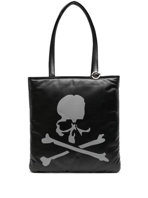 Mastermind World skull-print leather shoulder bag - Black