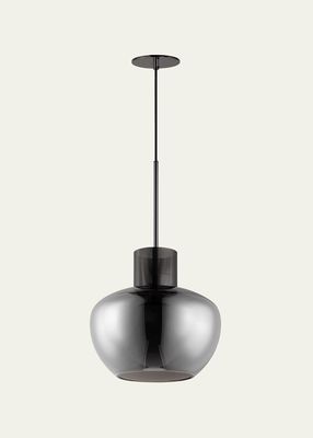 Mat Sanders design from Studio M Incognito 14" Pendant - Mirror Smoke/Gunmetal